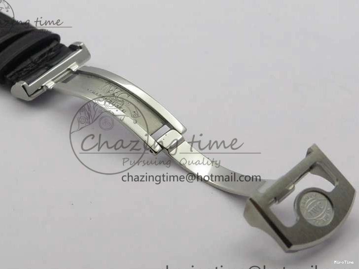 MIROTIME 0216 Portugieser Perpetual Calendar IW503301 V9F 1:1 Best Edition Silver Dial on Black Leather Strap A EyeCatching 7116